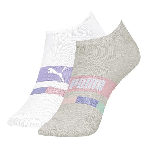 Kit com 2 Pares de Meias Infantil Puma de Cano Curto Estampado