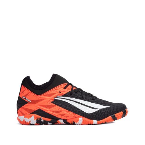 Chuteira Futsal Infantil Penalty RX Locker Preto/coral