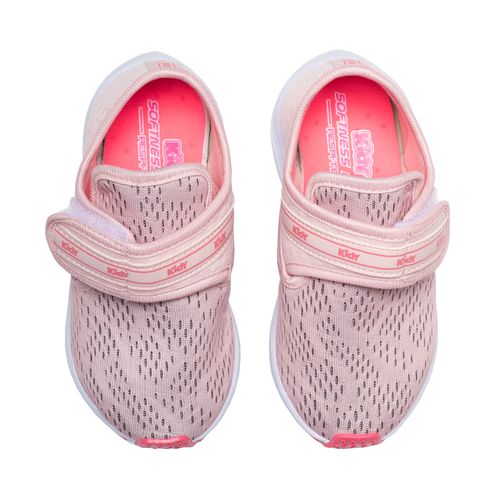 Tênis Infantil Kidy Mini Energy Calce Fácil Rosa Claro
