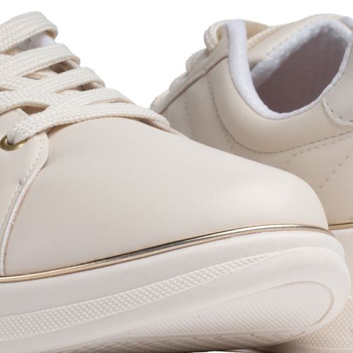 Tênis Feminino Beira Rio Matelassê Off White