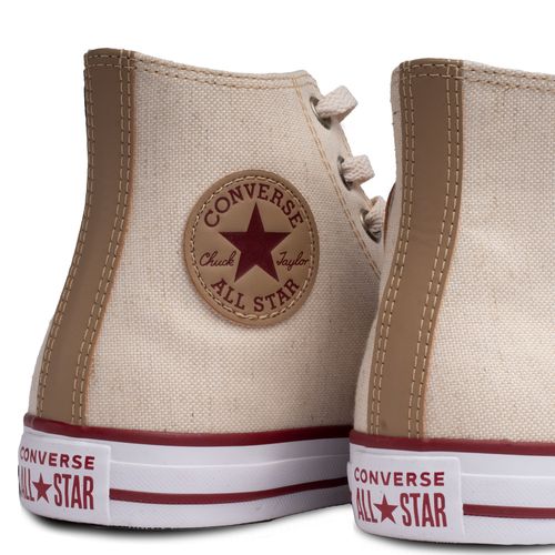 Tênis Masculino Converse Chuck Taylor All Star Hi Natural Bege
