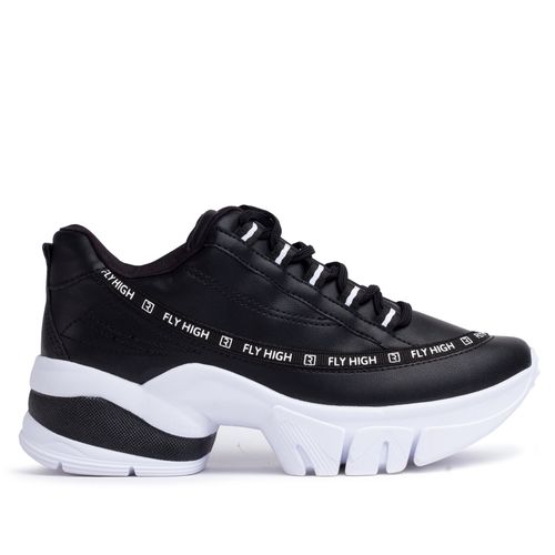 Tênis Feminino Ramarim Chunky Fly High Preto/branco
