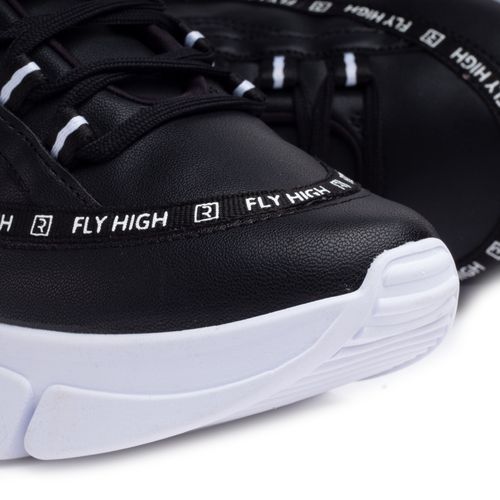 Tênis Feminino Ramarim Chunky Fly High Preto/branco