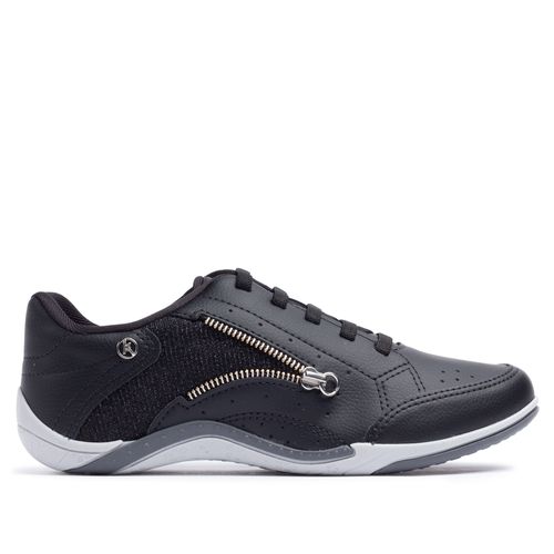 Tênis Feminino Kolosh Casual Zíper Preto