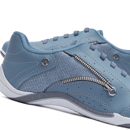 Tênis Feminino Kolosh Casual Zíper Azul