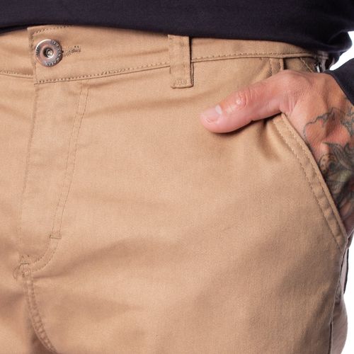 Calça Masculina Dixie Jogger em Sarja Caqui