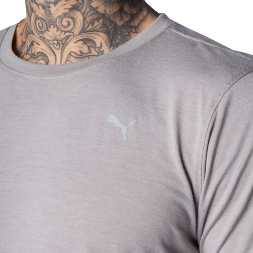 Camiseta Masculina Puma Performance Heather Cinza