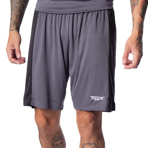Calção Masculino Topper Classic Color II Cinza/preto