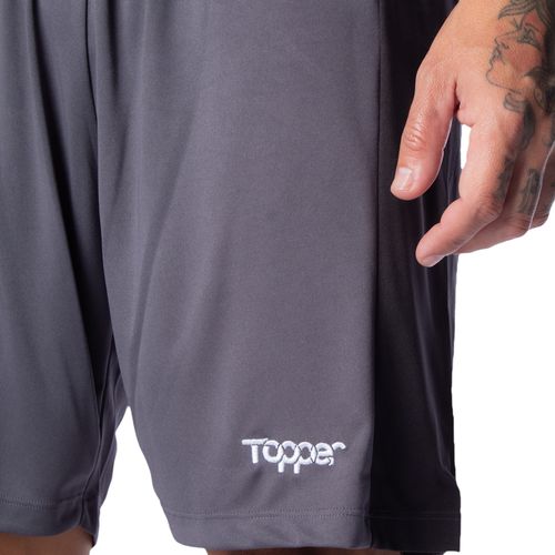 Calção Masculino Topper Classic Color II Cinza/preto