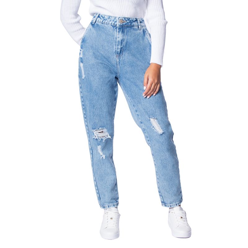 ADD MODA FEMININA EIRELI Calça jeans feminina / despojada