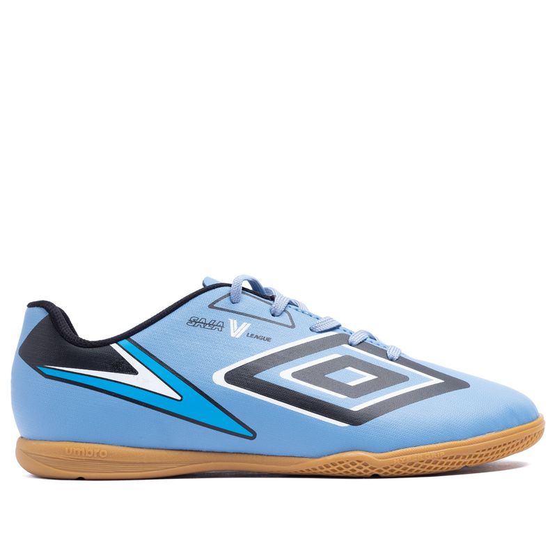 Chuteira Futsal Umbro Sala V League Azul Claro | Lojas Radan