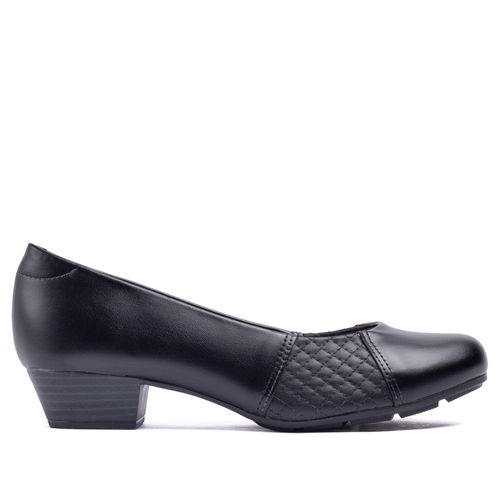 Sapato Feminino Modare Casual Matelassê Preto