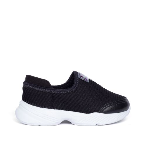 Tênis Infantil Molekinha Bebê Comfy Canelado Preto