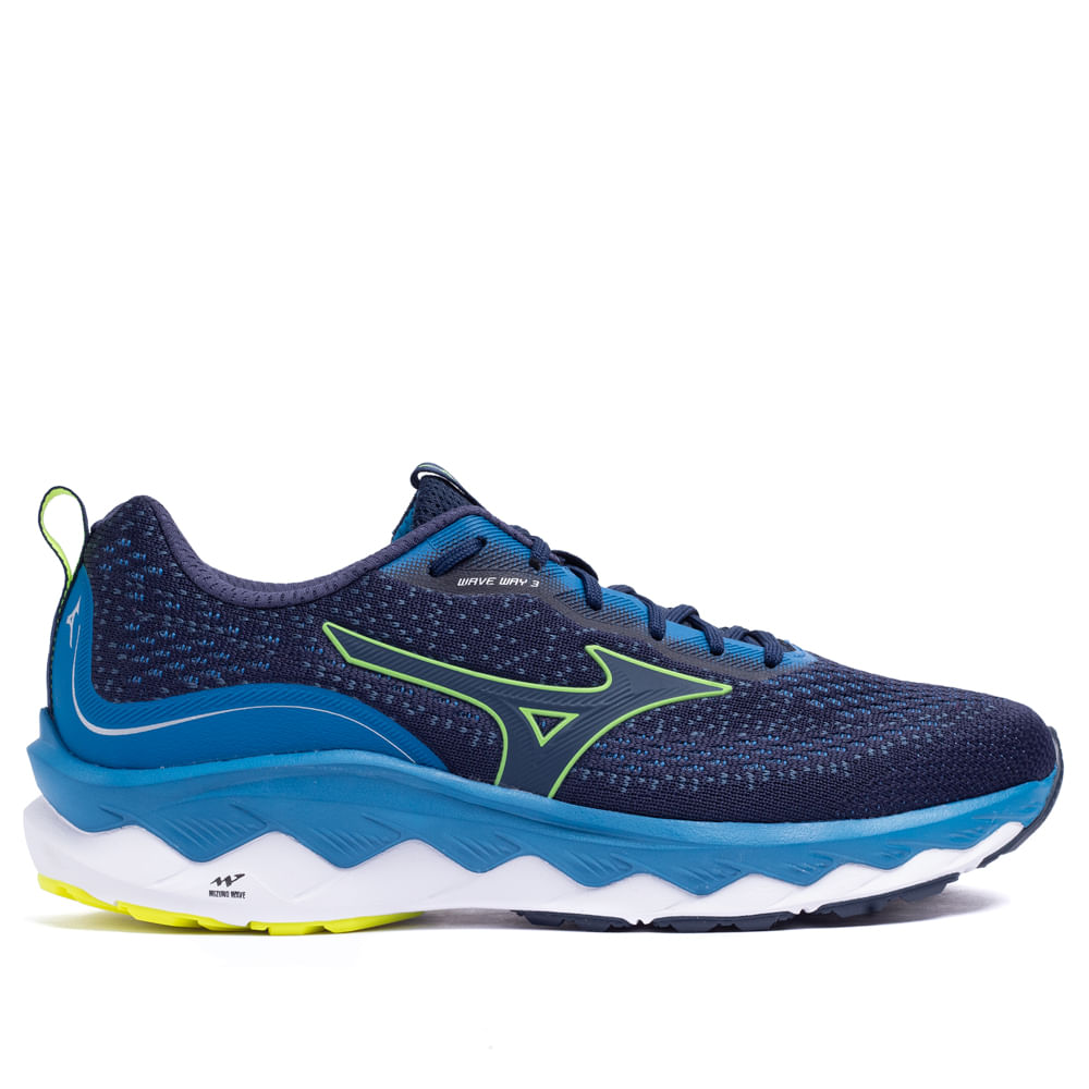 Tênis Masculino Mizuno Wave Way 3 Preto - Lojas Radan