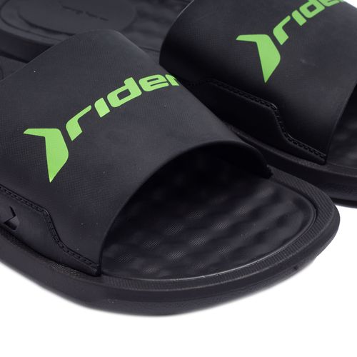 Chinelo Slide Masculino Rider Step Preto/verde