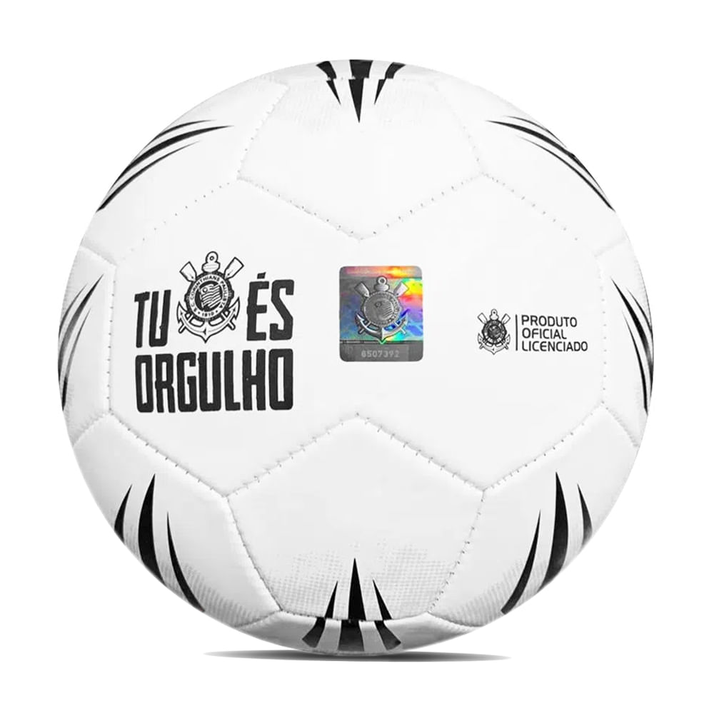 Mini Bola Futebol De Campo Corinthians Branca/Preto Original - Pedagógica -  Papelaria, Livraria, Artesanato, Festa e Fantasia