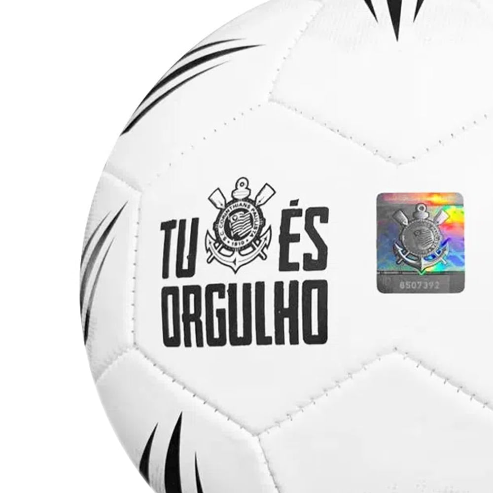 Mini Bola Futebol De Campo Corinthians Branca/Preto Original - Pedagógica -  Papelaria, Livraria, Artesanato, Festa e Fantasia