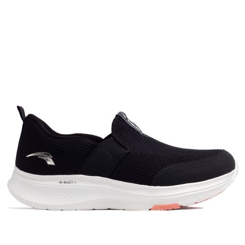 Tênis Feminino Kolosh Tecido Slip On Preto