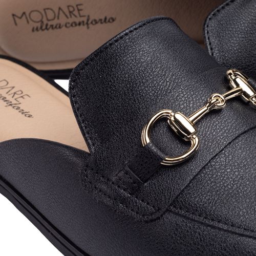 Mule Feminino Modare com Fivela Preto