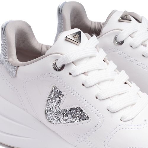 Tênis Feminino Via Marte Casual Glitter Branco