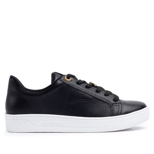 Tênis Feminino Via Marte com Pingente Preto