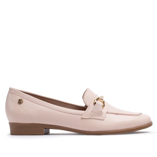 Mocassim Feminino Bottero em Couro Nude