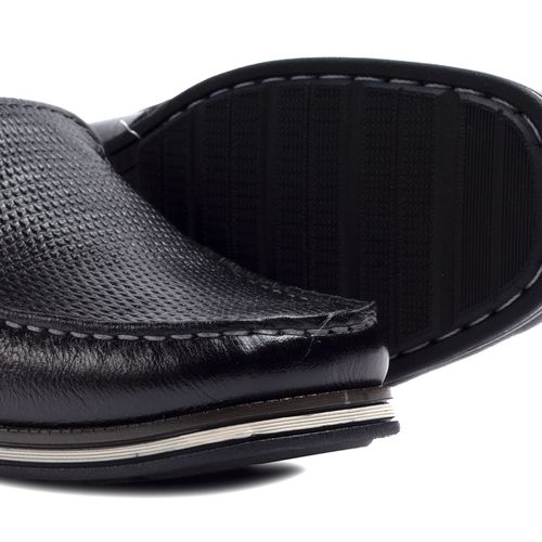 Mocassim Masculino Democrata Easy Ted Preto
