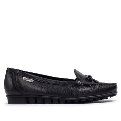 Mocassim Feminino Bottero em Couro Preto