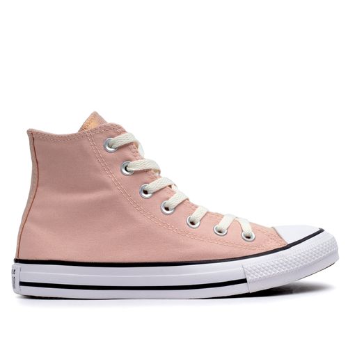 Tênis Feminino Converse Chuck Taylor All Star Hi Rosa Claro