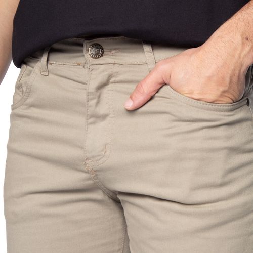 Bermuda Masculina Ice Jeans em Sarja Caqui