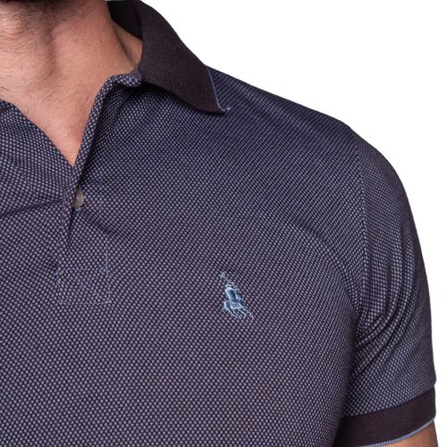 Camisa Polo Masculina Polo Team Manga Curta Marinho