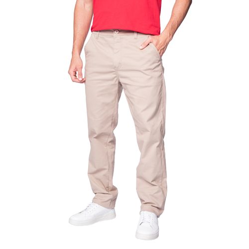 Calça de Sarja Masculina Max Denim Casual Fit Caqui