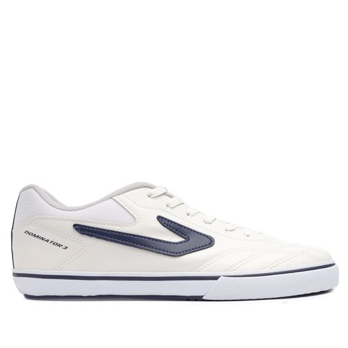 Chuteira Futsal Masculino Topper Dominator 3 In Branco/Marinho
