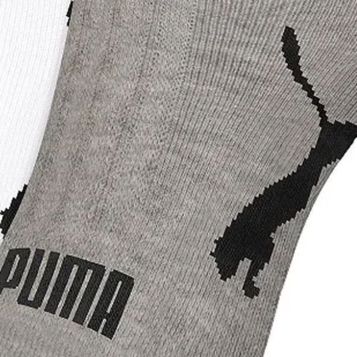 Kit 3 Pares de Meia Puma Sapatilha Preto/cinza/branco
