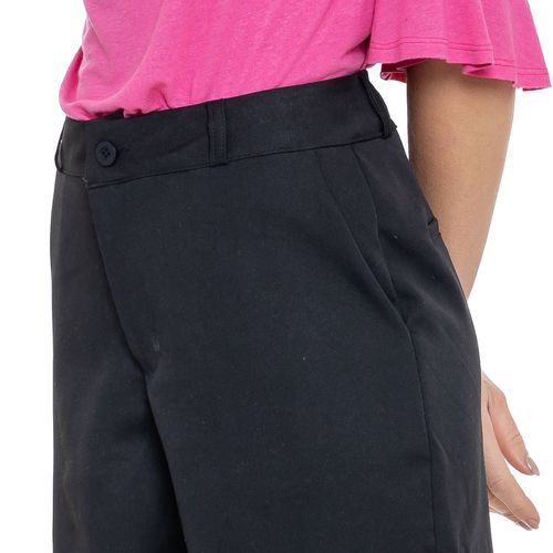 Short Feminino Averzzy Alfaiatado Preto