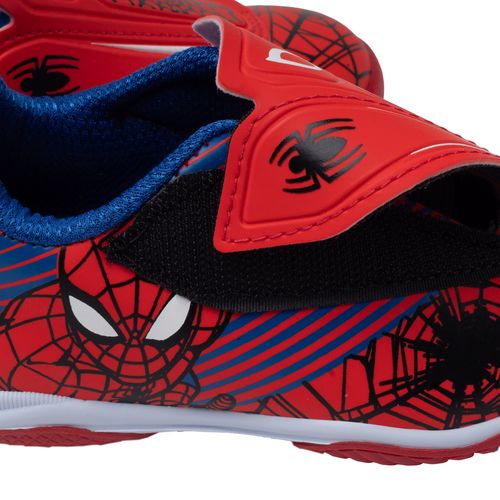Tênis Infantil Marvel Homem Aranha Calce Fácil Vermelho-Azul