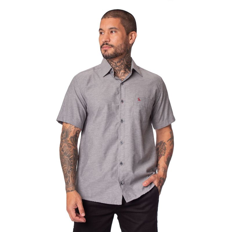 Camisa Comfort Mangas Curtas