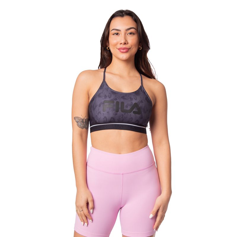 Top Fila Performa Shape Feminino Preto - Preto