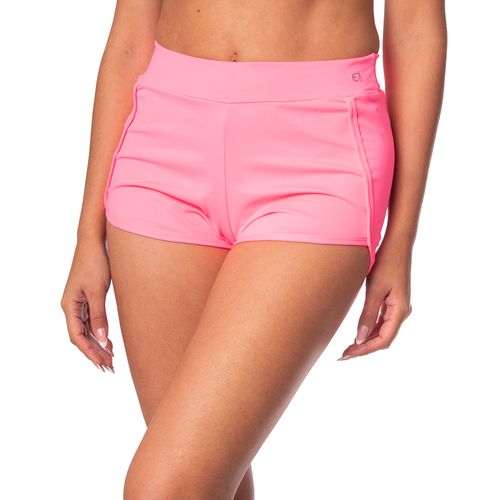 Short Feminino Estilo do Corpo Mandala Light Rosa Neon