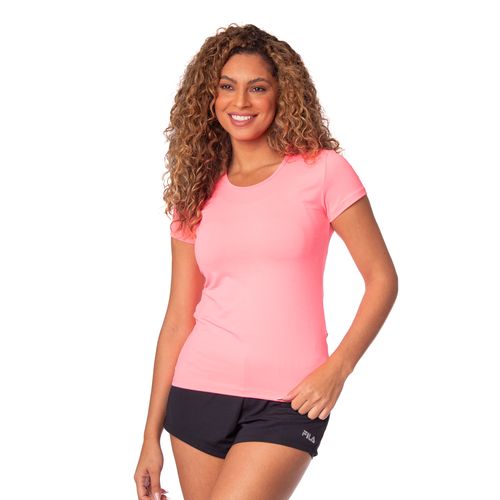 Blusa Feminina Estilo do Corpo Dry Peccato Rosa Neon