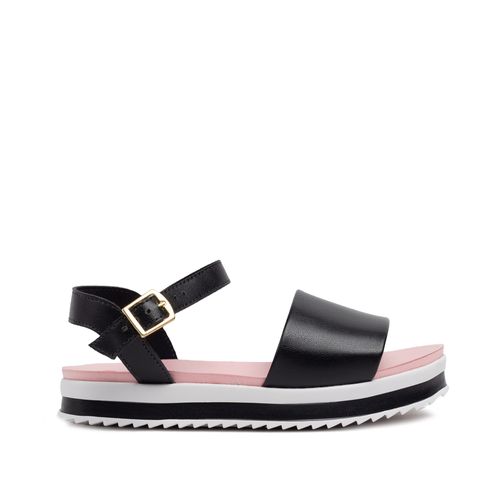 Sandália Infantil Molekinha Flatform Preto