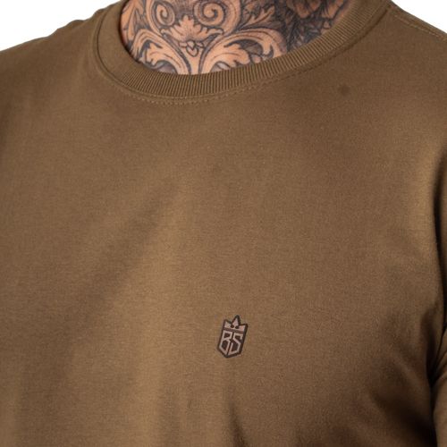 Camiseta Masculina Over Surf Brook Básica Verde Musgo