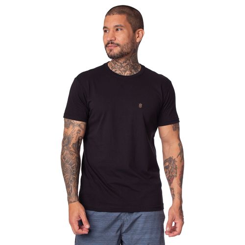 Camiseta Masculina Over Surf Brook Básica Preto