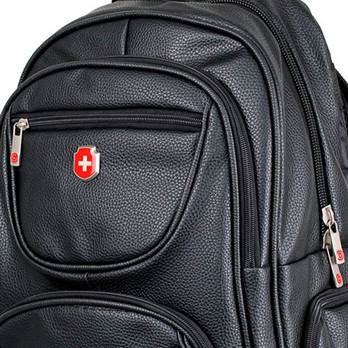 Mochila Executiva Swissland em PU Preto