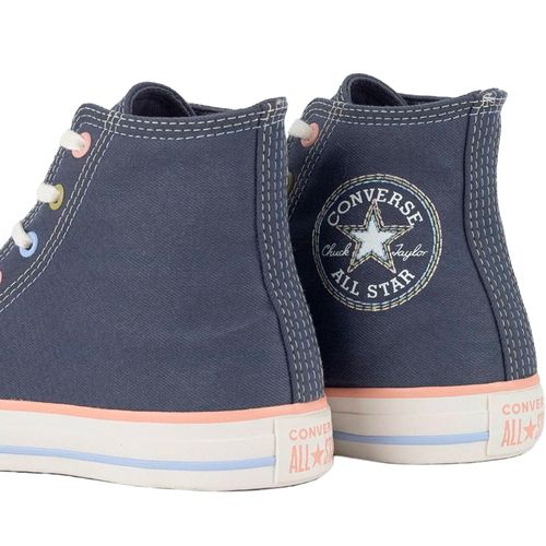 Tênis Feminino Converse Chuck Taylor All Star Hi Vintage Remastered Azul