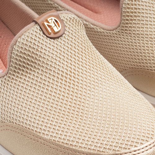 Tênis Feminino Modare Calce Fácil Dourado