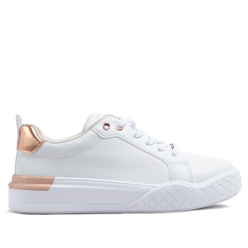 Tênis Feminino Ramarim com Detalhe Metalizado Branco