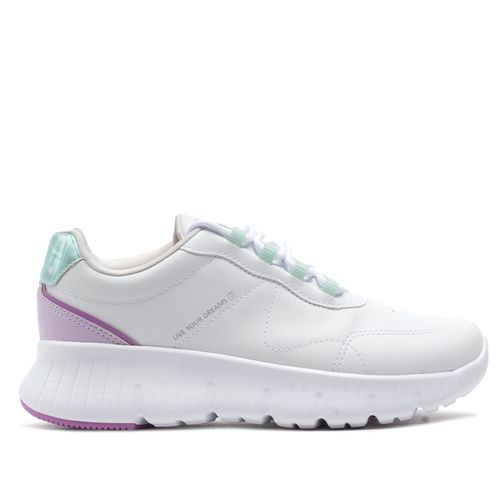 Tênis Feminino Ramarim com Detalhes Coloridos Branco