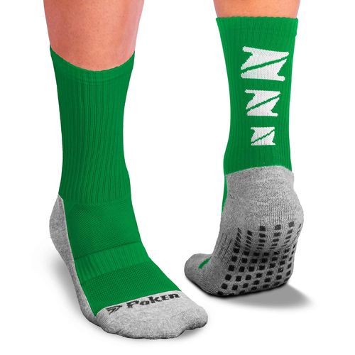 Meias Esportiva Poker Antiderrapante Verde