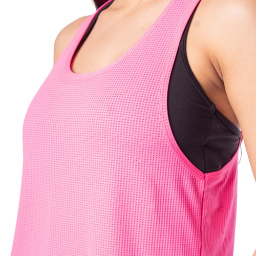 Regata Feminina Estilo do Corpo Dry Rosa Neon